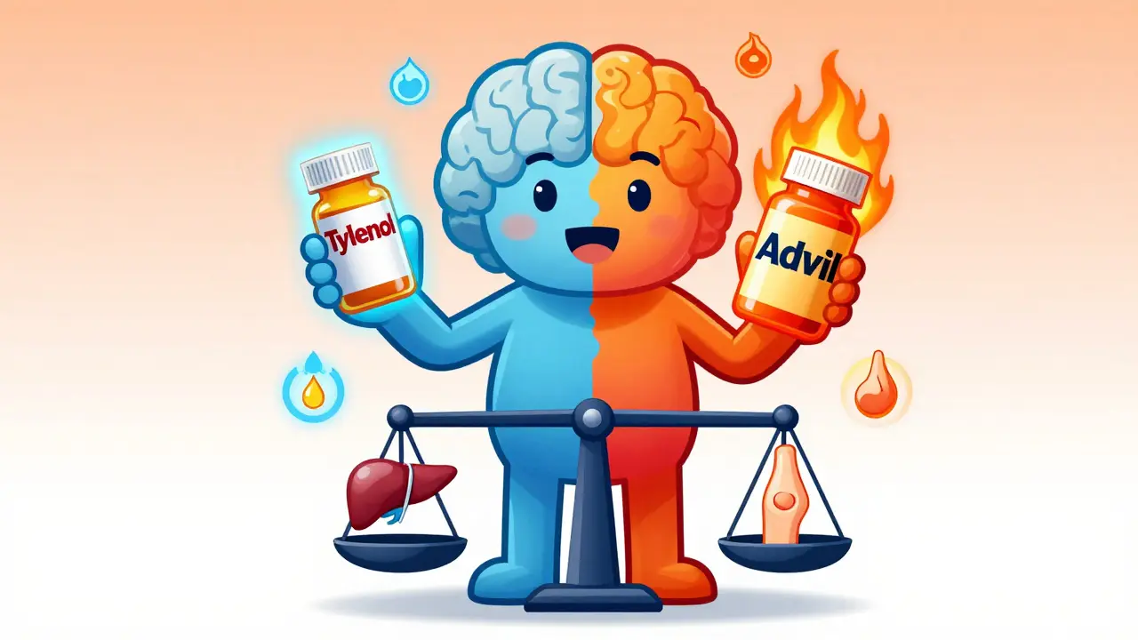 How to Compare OTC Pain Relievers: Acetaminophen vs. NSAIDs